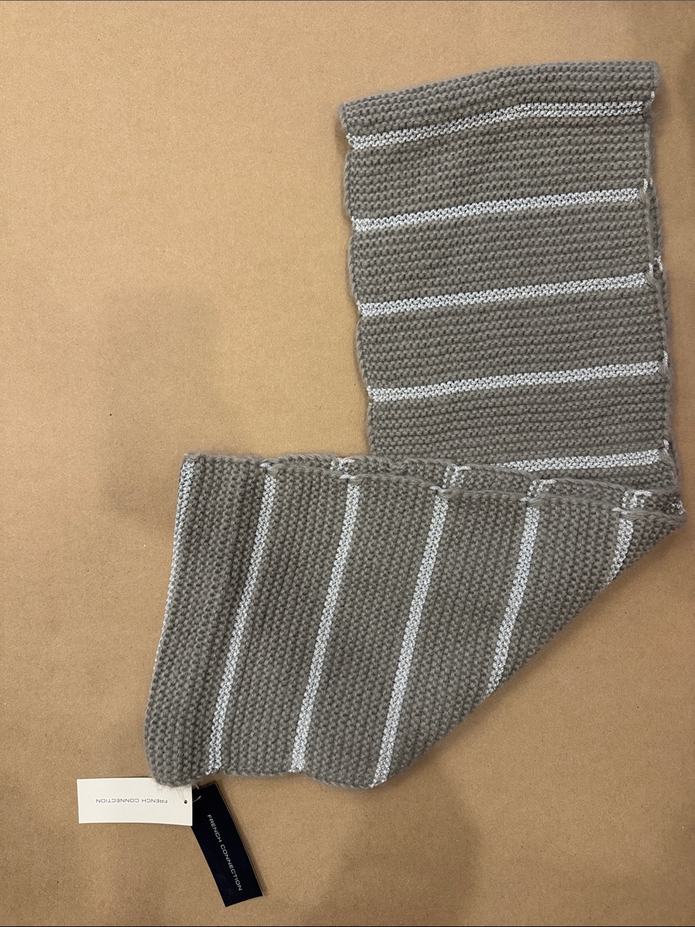 NWT French Connection Women Winter Texture Weave Scarf